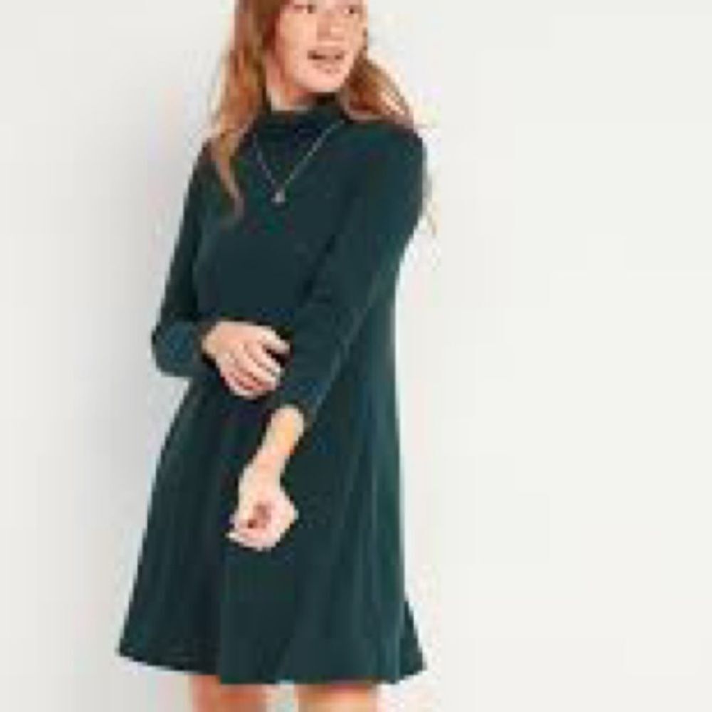 Micheal star balsam turtleneck swing dress medium